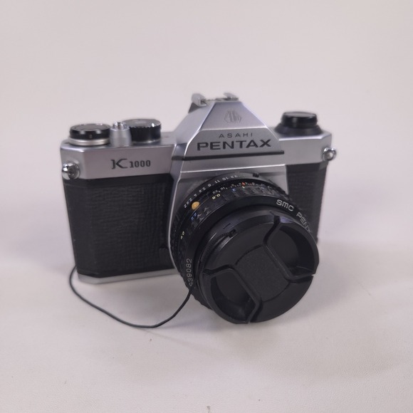 Pentax Other - Asahi PENTAX K1000 SLR 35mm Camera SMC PENTAX-A 1:2 50mm Untested As-Is